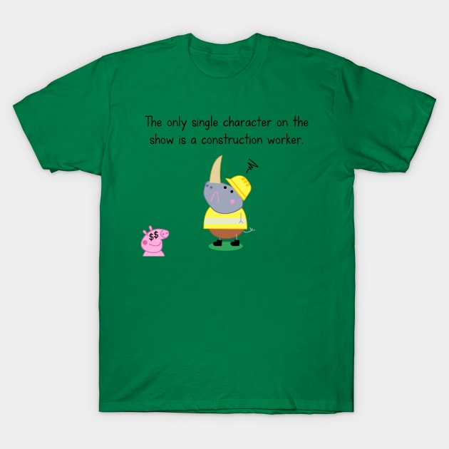 Piggy bank T-Shirt by hungryfatcat